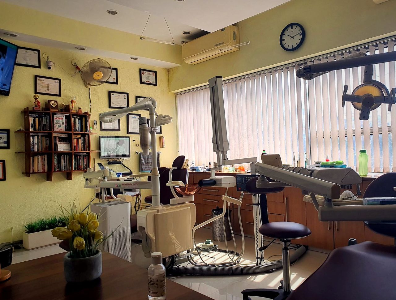 Inside Bansal Dental Care — modern, clean treatment room in Sector 20, Panchkula